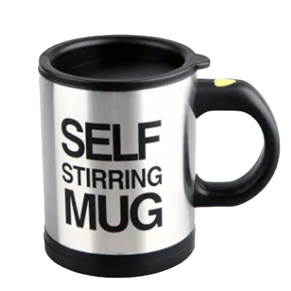 BlendMaster Self-Stirring Stainless Steel coffee mug 13.5 Oz - BlendMaster Self-Stirring Stainless Steel coffee mug 13.5 Oz - Image 2 of 8