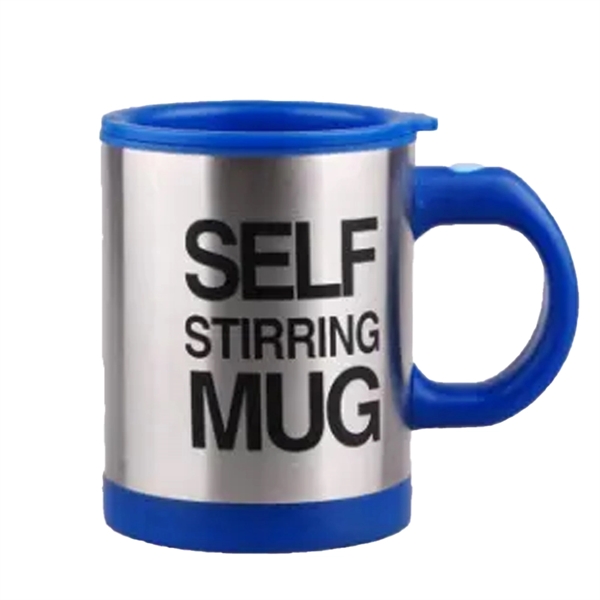 BlendMaster Self-Stirring Stainless Steel coffee mug 13.5 Oz - BlendMaster Self-Stirring Stainless Steel coffee mug 13.5 Oz - Image 3 of 8