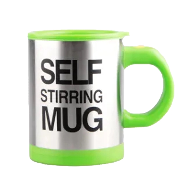 BlendMaster Self-Stirring Stainless Steel coffee mug 13.5 Oz - BlendMaster Self-Stirring Stainless Steel coffee mug 13.5 Oz - Image 4 of 8