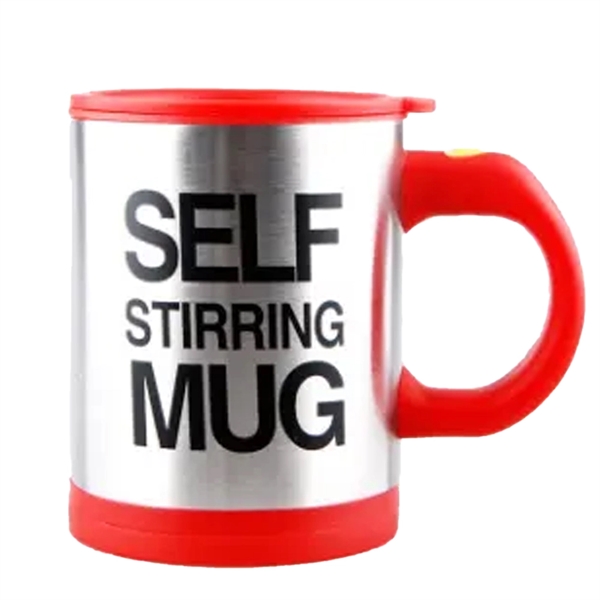 BlendMaster Self-Stirring Stainless Steel coffee mug 13.5 Oz - BlendMaster Self-Stirring Stainless Steel coffee mug 13.5 Oz - Image 6 of 8