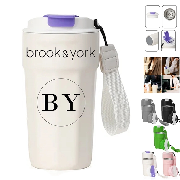 Pastel Stainless Steel Tumbler 13oz - Pastel Stainless Steel Tumbler 13oz - Image 0 of 6