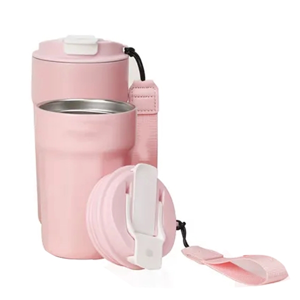 Pastel Stainless Steel Tumbler 13oz - Pastel Stainless Steel Tumbler 13oz - Image 4 of 6