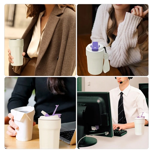 Pastel Stainless Steel Tumbler 13oz - Pastel Stainless Steel Tumbler 13oz - Image 5 of 6