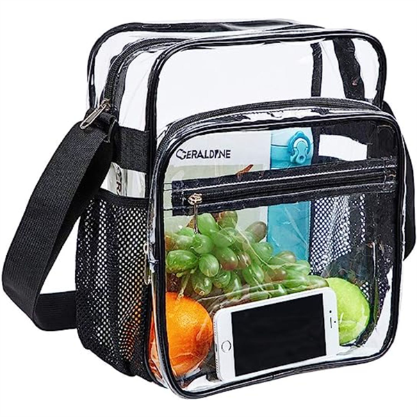 Clear Crossbody purse Stadium Approved Messenger Bag - Clear Crossbody purse Stadium Approved Messenger Bag - Image 2 of 2