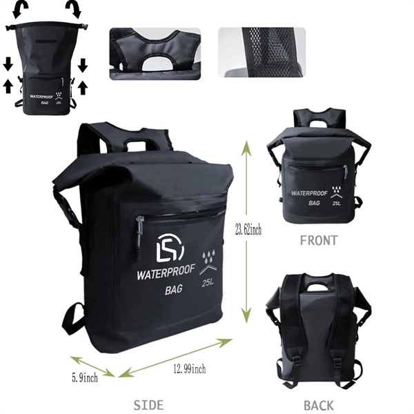 Waterproof Dry Bag Backpack - Waterproof Dry Bag Backpack - Image 0 of 2