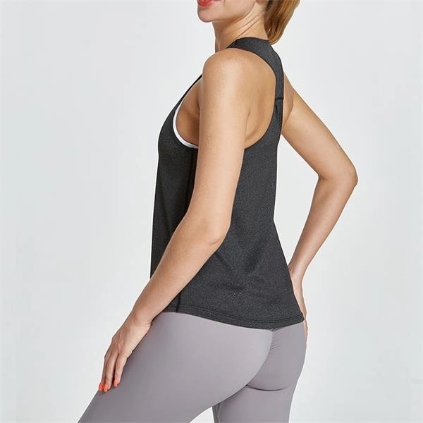 Sleeveless Sports Top Yoga Vest - Sleeveless Sports Top Yoga Vest - Image 3 of 5