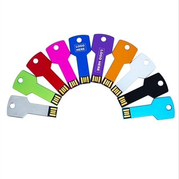 Ultra-Thin Key Shaped Usb Flash Drive - Ultra-Thin Key Shaped Usb Flash Drive - Image 1 of 4