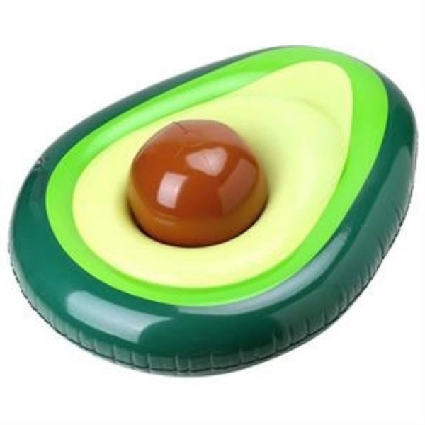 Inflatable Avocado Pool Float With Ball - Inflatable Avocado Pool Float With Ball - Image 0 of 4