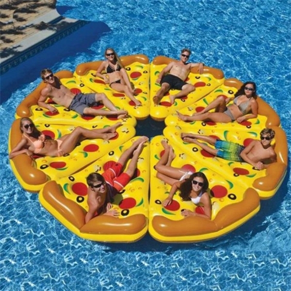 Inflatable Pizza Float Swimming Pool Mattress - Inflatable Pizza Float Swimming Pool Mattress - Image 1 of 1
