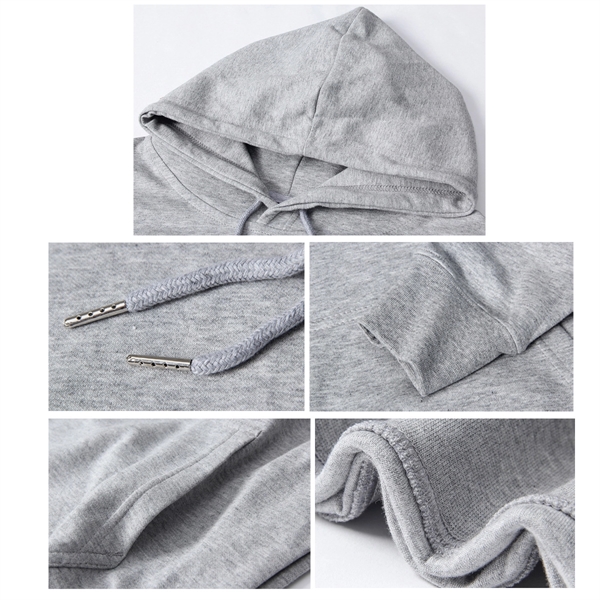 MOQ10 Premium Midweight Unisex Pullover Hooded Sweatshirt