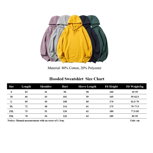 MOQ10 Premium Midweight Unisex Pullover Hooded Sweatshirt