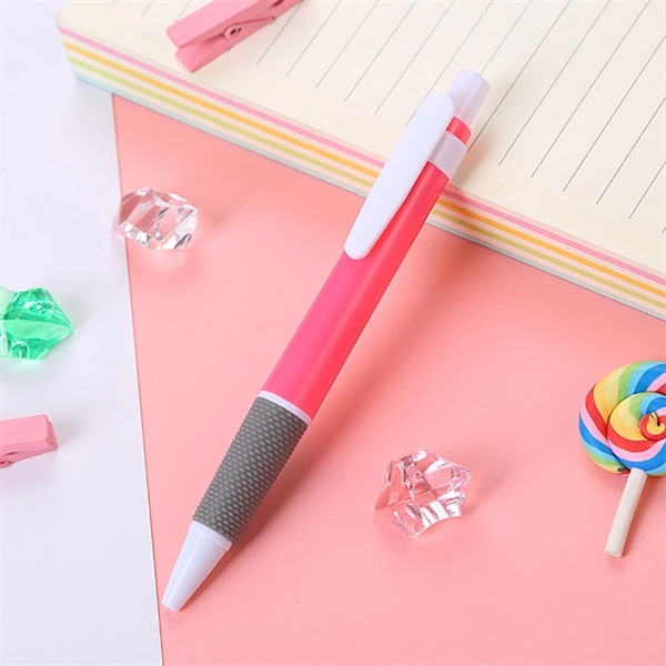 Work Ballpoint Click Rollerball Pens With Non-Slip Grip - Work Ballpoint Click Rollerball Pens With Non-Slip Grip - Image 2 of 4