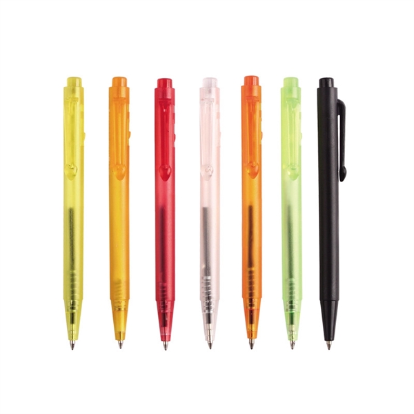 Short Retractable Work Ballpoint Click Rollerball Pens - Short Retractable Work Ballpoint Click Rollerball Pens - Image 0 of 4