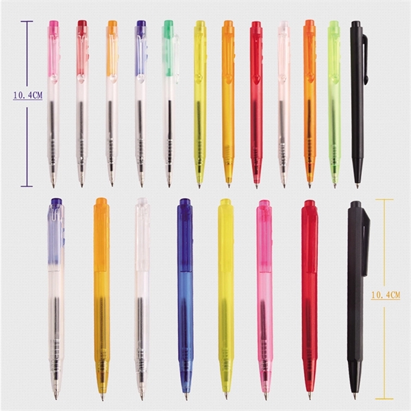 Short Retractable Work Ballpoint Click Rollerball Pens - Short Retractable Work Ballpoint Click Rollerball Pens - Image 1 of 4