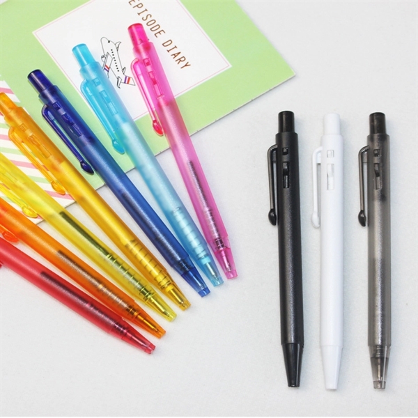 Short Retractable Work Ballpoint Click Rollerball Pens - Short Retractable Work Ballpoint Click Rollerball Pens - Image 3 of 4