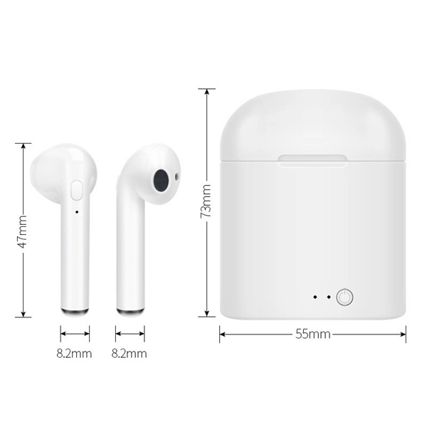 Bluetooth Earbuds With Charging Box - Bluetooth Earbuds With Charging Box - Image 1 of 6