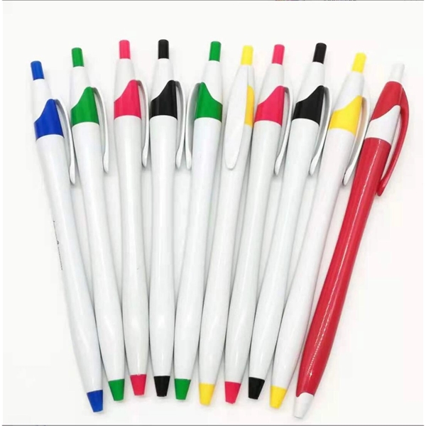 Ballpoint Pen W/ White Barrel - Ballpoint Pen W/ White Barrel - Image 0 of 2