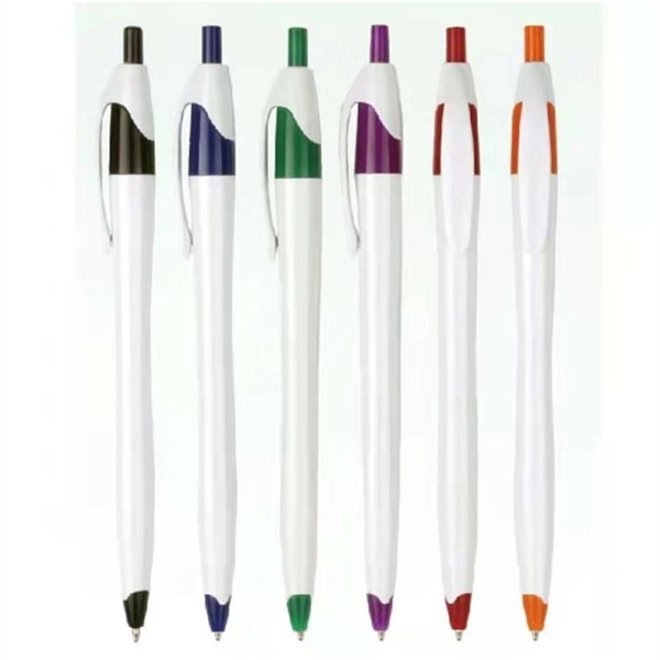 Ballpoint Pen W/ White Barrel - Ballpoint Pen W/ White Barrel - Image 1 of 2