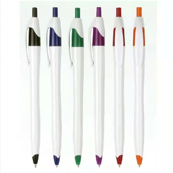 Ballpoint Pen W/ White Barrel - Ballpoint Pen W/ White Barrel - Image 2 of 2
