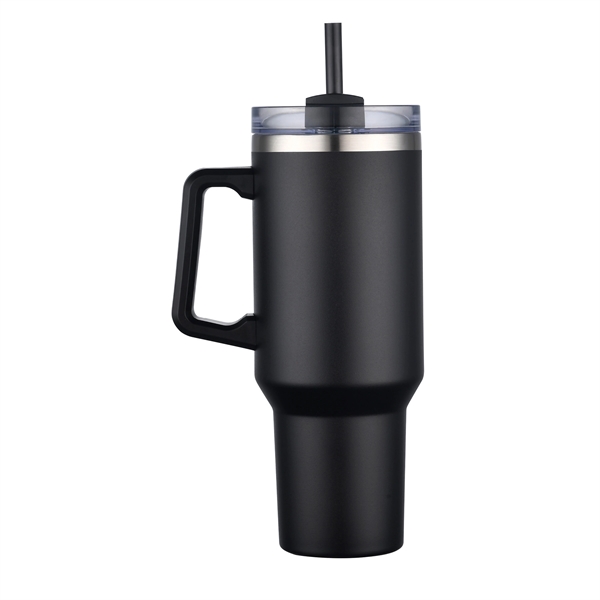 Lucas 40 oz. Double Wall, Stainless Steel Travel Mug - Lucas 40 oz. Double Wall, Stainless Steel Travel Mug - Image 7 of 37