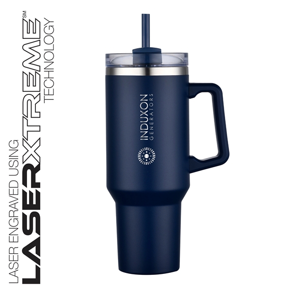 Lucas 40 oz. Double Wall, Stainless Steel Travel Mug - Lucas 40 oz. Double Wall, Stainless Steel Travel Mug - Image 19 of 37