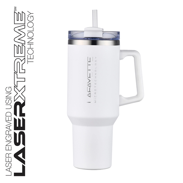 Lucas 40 oz. Double Wall, Stainless Steel Travel Mug - Lucas 40 oz. Double Wall, Stainless Steel Travel Mug - Image 25 of 37