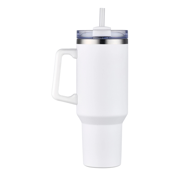 Lucas 40 oz. Double Wall, Stainless Steel Travel Mug - Lucas 40 oz. Double Wall, Stainless Steel Travel Mug - Image 26 of 37