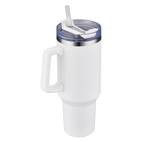 Lucas 40 oz. Double Wall, Stainless Steel Travel Mug - Lucas 40 oz. Double Wall, Stainless Steel Travel Mug - Image 27 of 37