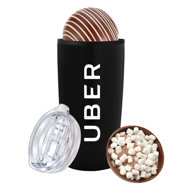 20 oz. Straight Tumbler With Classic Milk Hot Chocolate Bomb - 20 oz. Straight Tumbler With Classic Milk Hot Chocolate Bomb - Image 1 of 6