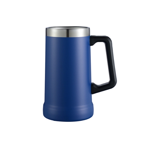 24OZ Stainless Steel Handle Beer Mug - 24OZ Stainless Steel Handle Beer Mug - Image 1 of 1