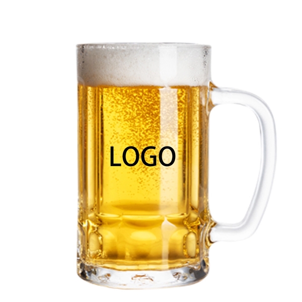 14 OZ Handle Beer Glass Mug - 14 OZ Handle Beer Glass Mug - Image 0 of 1