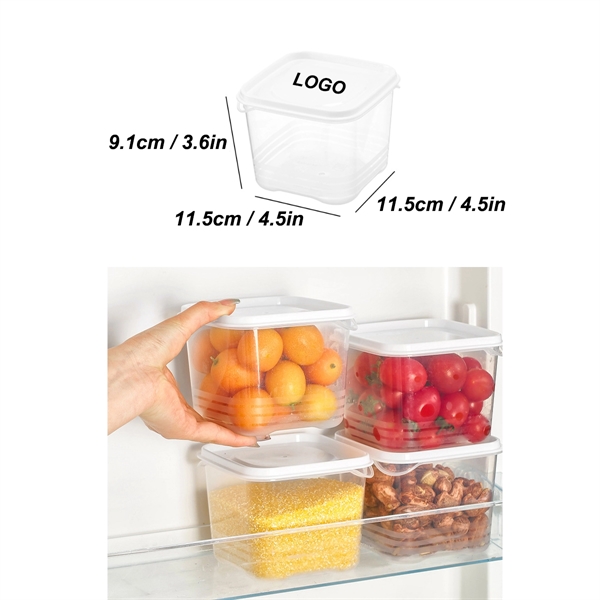 3.6"H PP Square Food Container Lunch Box - 3.6"H PP Square Food Container Lunch Box - Image 0 of 1