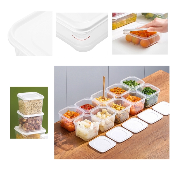 3.6"H PP Square Food Container Lunch Box - 3.6"H PP Square Food Container Lunch Box - Image 1 of 1