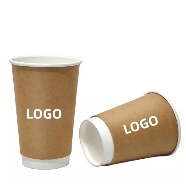 Kraft Paper Hot Coffee Cups - Kraft Paper Hot Coffee Cups - Image 0 of 3