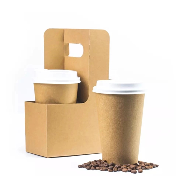 Kraft Paper Hot Coffee Cups - Kraft Paper Hot Coffee Cups - Image 2 of 3