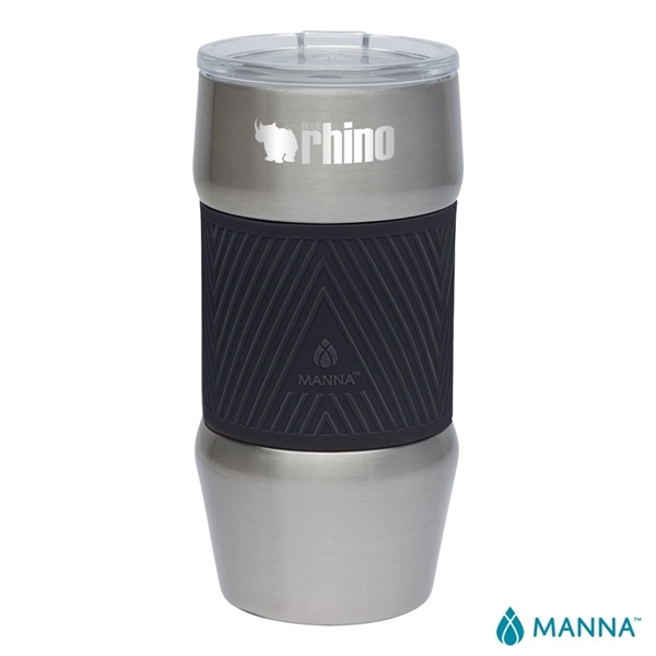Manna™ 20 oz. Renegade Stainless Steel Tumbler w/ Silicon... - Manna™ 20 oz. Renegade Stainless Steel Tumbler w/ Silicon... - Image 1 of 3