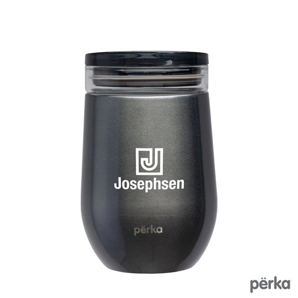 Perka® Taylor 12 oz. Double Wall, Stainless Steel Wine Mug - Perka® Taylor 12 oz. Double Wall, Stainless Steel Wine Mug - Image 1 of 1