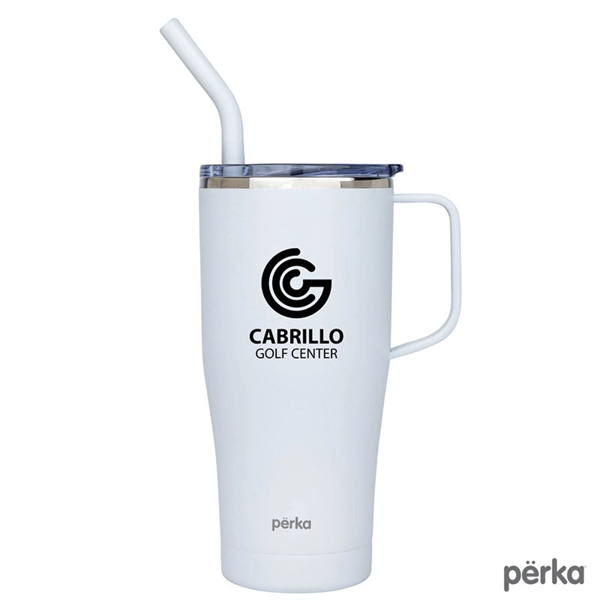 Perka® Clayton 20 oz. Double Wall, Stainless Steel Travel... - Perka® Clayton 20 oz. Double Wall, Stainless Steel Travel... - Image 1 of 2