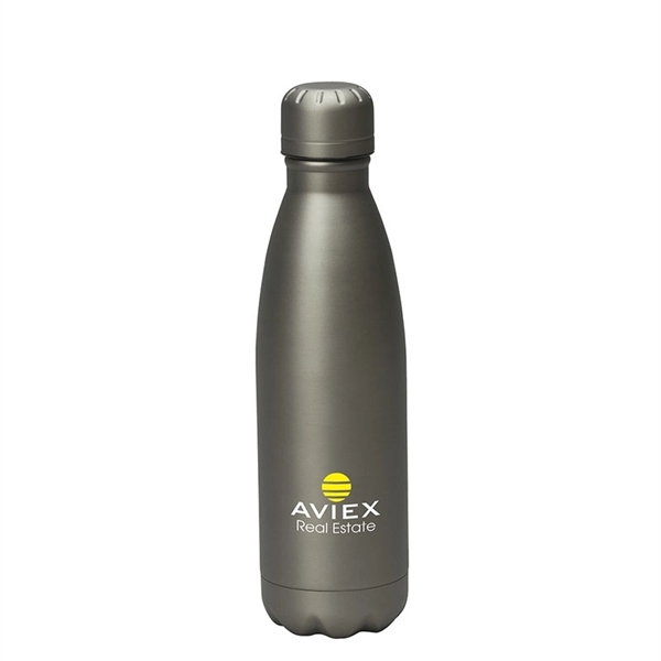 Palermo I 17 oz. Double Wall Stainless Steel Vacuum Bottle - Palermo I 17 oz. Double Wall Stainless Steel Vacuum Bottle - Image 1 of 3