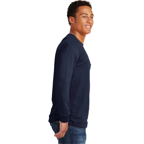 Gildan - Ultra Cotton 100% US Cotton Long Sleeve T-Shirt ... - Gildan - Ultra Cotton 100% US Cotton Long Sleeve T-Shirt ... - Image 6 of 30
