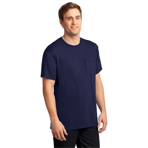 Jerzees - Dri-Power 50/50 Cotton/Poly Pocket T-Shirt. - Jerzees - Dri-Power 50/50 Cotton/Poly Pocket T-Shirt. - Image 4 of 70