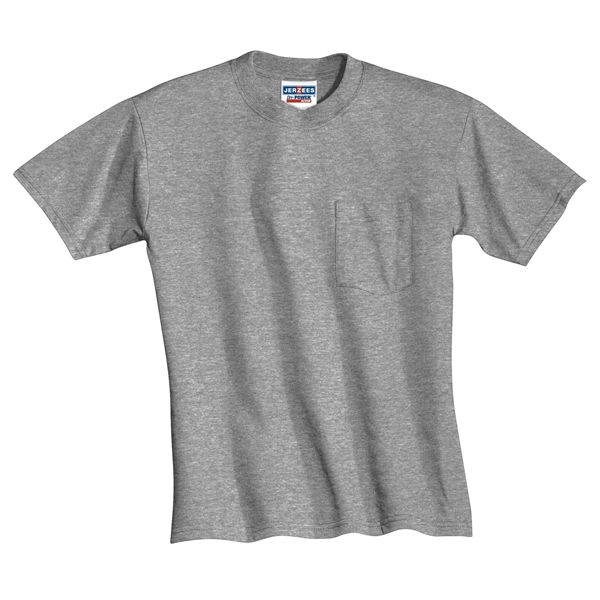 Jerzees - Dri-Power 50/50 Cotton/Poly Pocket T-Shirt. - Jerzees - Dri-Power 50/50 Cotton/Poly Pocket T-Shirt. - Image 12 of 70