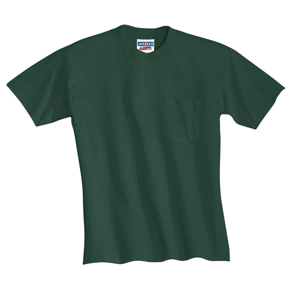 Jerzees - Dri-Power 50/50 Cotton/Poly Pocket T-Shirt. - Jerzees - Dri-Power 50/50 Cotton/Poly Pocket T-Shirt. - Image 20 of 70