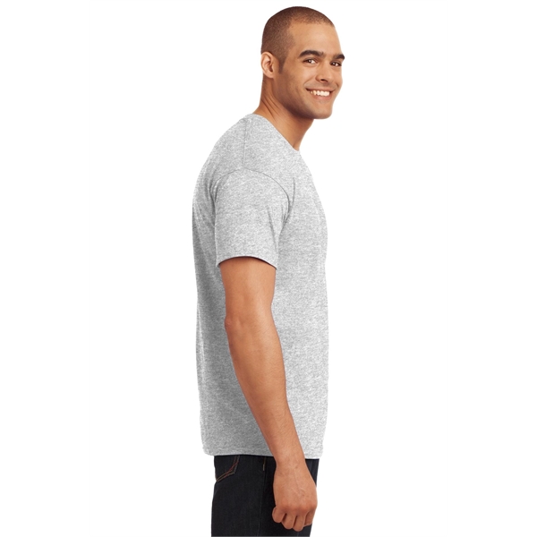 Hanes - EcoSmart 50/50 Cotton/Poly T-Shirt. - Hanes - EcoSmart 50/50 Cotton/Poly T-Shirt. - Image 15 of 124