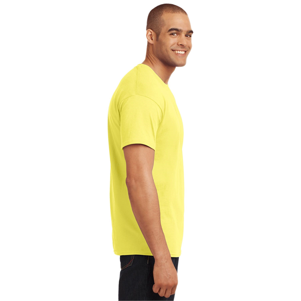 Hanes - EcoSmart 50/50 Cotton/Poly T-Shirt. - Hanes - EcoSmart 50/50 Cotton/Poly T-Shirt. - Image 19 of 124