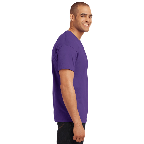 Hanes - EcoSmart 50/50 Cotton/Poly T-Shirt. - Hanes - EcoSmart 50/50 Cotton/Poly T-Shirt. - Image 27 of 124