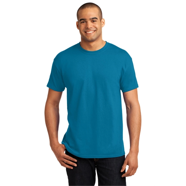 Hanes - EcoSmart 50/50 Cotton/Poly T-Shirt. - Hanes - EcoSmart 50/50 Cotton/Poly T-Shirt. - Image 76 of 124