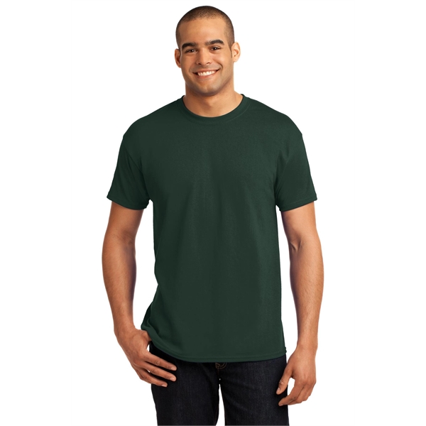 Hanes - EcoSmart 50/50 Cotton/Poly T-Shirt. - Hanes - EcoSmart 50/50 Cotton/Poly T-Shirt. - Image 84 of 124