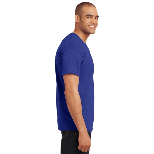 Hanes - EcoSmart 50/50 Cotton/Poly T-Shirt. - Hanes - EcoSmart 50/50 Cotton/Poly T-Shirt. - Image 60 of 124