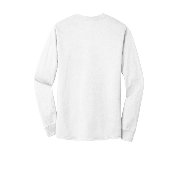 Hanes Beefy-T - 100% Cotton Long Sleeve T-Shirt. - Hanes Beefy-T - 100% Cotton Long Sleeve T-Shirt. - Image 3 of 42